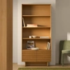 Dubový regál KAve Home Norlen 190 x 90 cm -fv-interier-25