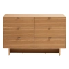 Dubová komoda Kave Home Norlen 120 x 50 cm