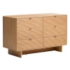 Dubová komoda Kave Home Norlen 120 x 50 cm