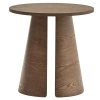 Ořechový kulatý odkládací stolek Cep 50 cm