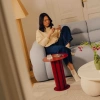 Cihlový kovový odkládací stolek Micadoni Meghan 40 cm -fv-interier-25