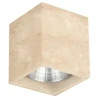 Travertinové venkovní stropní LED světlo Nova Luce Balma 10 x 10 cm
