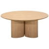 Dubový konferenční stolek Naora ⌀100 cm