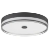 Černé kovové stropní LED světlo Nova Luce Helios 50 cm