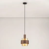 Hnědé skleněné závěsné světlo Nova Luce Serena 19 cm -fv-interier-25