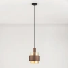 Hnědé skleněné závěsné světlo Nova Luce Serena 19 cm -fv-interier-25