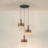 Hnědé skleněné závěsné světlo Nova Luce Serena 45 cm -fv-interier-25