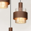 Hnědé skleněné závěsné světlo Nova Luce Serena 45 cm -fv-interier-25