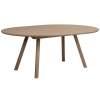 Světle hnědý dubový rozkládací jídelní stůl CLAPPERTON 140/240 x 140 cm