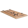 Světle hnědá dubová prodlužovací deska ke stolu CLAPPERTON 45 x 95 cm