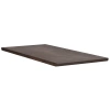 Hnědá dubová prodlužovací deska ke stolu CLAPPERTON 45 x 95 cm