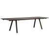 Hnědá dubová prodlužovací deska ke stolu CLAPPERTON 45 x 95 cm