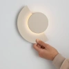 Pískově hnědé kovové venkovní nástěnné LED světlo Nova Luce Gloo 17 cm -fv-interier-25