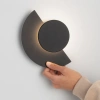 Černé kovové venkovní nástěnné LED světlo Nova Luce Gloo 17 cm -fv-interier-25