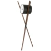 Ořechová stojací lampa Angel Cerdá No. 8098, 173 cm
