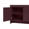 Červená lakovaná komoda Rali 161 x 46 cm -fv-interier-25