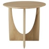 Dubový odkládací stolek Geometric 51 cm