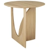 Dubový odkládací stolek Geometric 51 cm