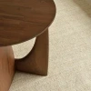 Hnědý dřevěný odkládací stolek Geometric 51 cm -fv-interier-25