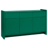 Zelená lakovaná komoda Rali 161 x 46 cm