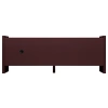 Červený lakovaný TV stolek Rali 160 x 48 cm