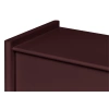 Červený lakovaný TV stolek Rali 160 x 48 cm -fv-interier-25
