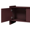 Červený lakovaný TV stolek Rali 160 x 48 cm -fv-interier-25