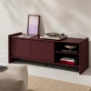 Červený lakovaný TV stolek Rali 160 x 48 cm -fv-interier-25
