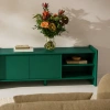 Zelený lakovaný TV stolek Rali 160 x 48 cm -fv-interier-25