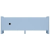 Modrý lakovaný TV stolek Rali 160 x 48 cm