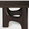 Tmavý dřevěný konferenční stolek Flow 150 x 60 cm -fv-interier-25