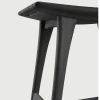 Černá dubová barová židle Osso 79 cm -fv-interier-25
