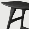 Černá dubová stolička Osso 47 cm -fv-interier-25