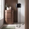 Černá kovová stojací lampa Angel Cerdá No. 8092, 150 cm -fv-interier-25