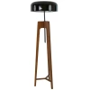 Ořechová stojací lampa Angel Cerdá No. 8110, 152 cm