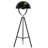 Černá kovová stojací lampa Angel Cerdá No. 8105, 149/171 cm