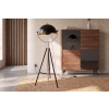 Černá kovová stojací lampa Angel Cerdá No. 8105, 149/171 cm -fv-interier-25