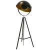 Černá kovová stojací lampa Angel Cerdá No. 8105, 149/171 cm
