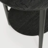 Černý dubový odkládací stolek Bok 43 cm -fv-interier-25