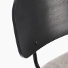 Černá dřevěná barová židle Bizzotto Sienna se světle šedým sedákem 68 cm -fv-interier-25