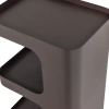 Tmavě hnědý kovový odkládací stolek Vire 35 x 25 cm -fv-interier-25