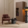 Dřevěná skříň Build 215 x 108 cm s tmavým dubovým dekorem -fv-interier-25