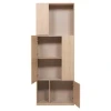 Dřevěná skříň Build 215 x 80 cm s dubovým dekorem