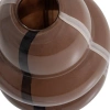 Hnědá skleněná váza Kency 32 cm -fv-interier-25