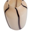 Béžová skleněná váza Selena 35 cm -fv-interier-25