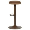 Hnědá čalouněná barová židle Mevo 60-82 cm