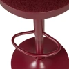 Tmavě červená čalouněná barová židle Mevo 60-82 cm -fv-interier-25