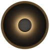 Černé kovové nástěnné LED světlo Nova Luce Dorell 26 cm