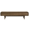 Hnědý dubový TV stolek Dawe 180 x 45 cm