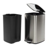Nerezový pedálový odpadkový koš MARK MEDIUM 20 l